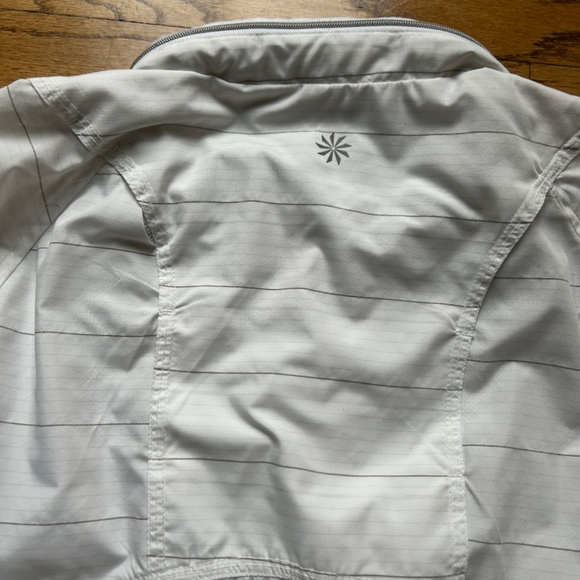 Athleta white lite weight zip jacket - Picture 8 of 12